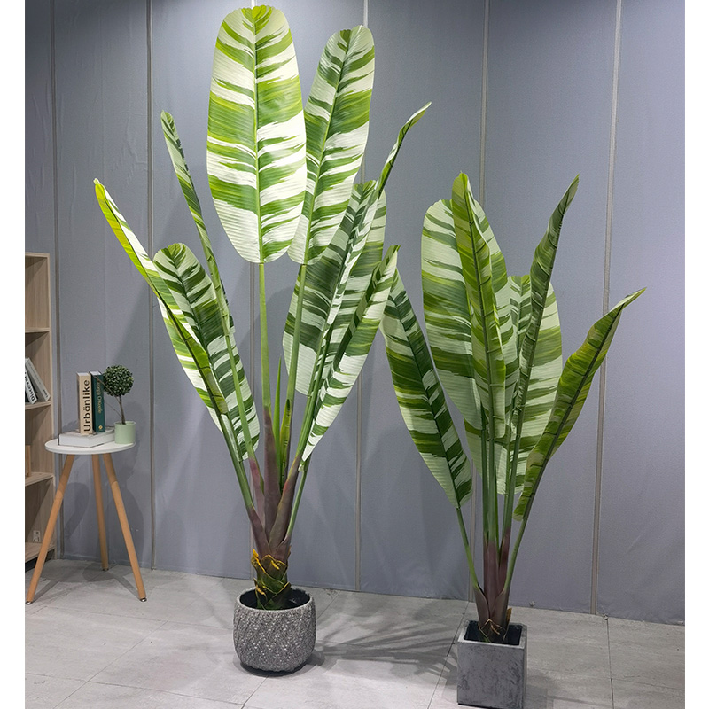 [Красота на банановите палми] Изкуствена пластмасова бананова палма - изработване на нова сфера на зеленината за вашия дом!